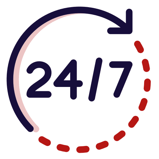 24/7 customer service